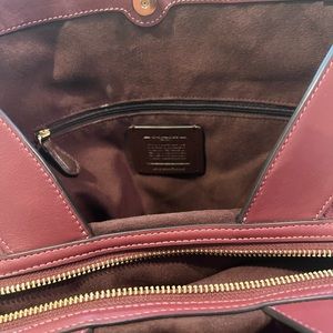 Coach bag with matching wallet